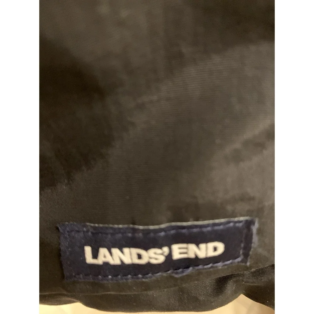 Lands End Kids Black GROW-A-LONGS Snow Pants Sz 12 Waterproof‎ Snowboard Ski